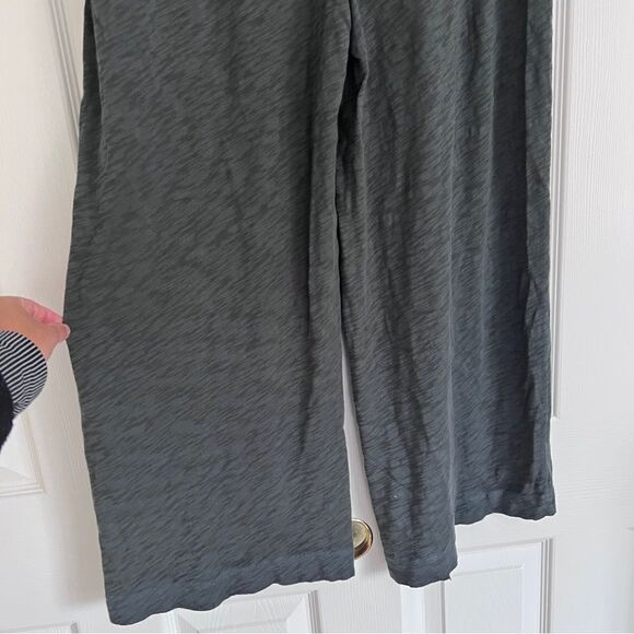 ATM Anthony Thomas Melillo Sublime Slub Jersey Wide Leg Pants in Coal Large NWT - Picture 4 of 6